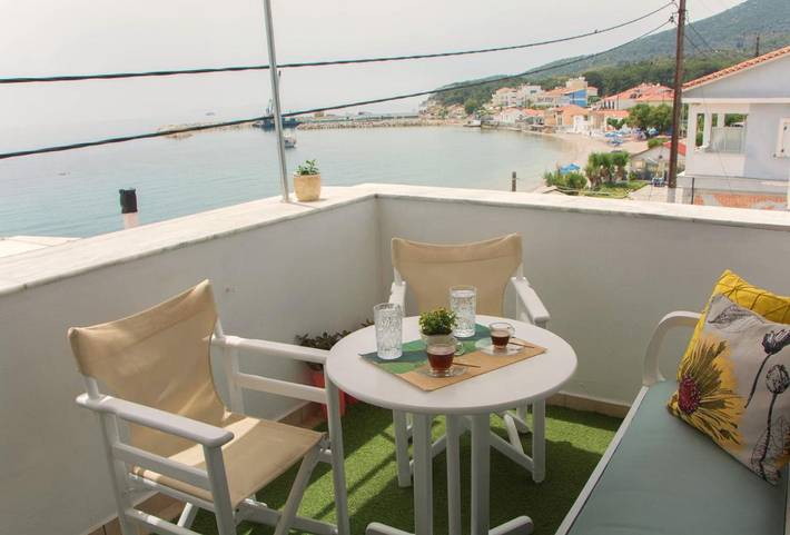 Vakantieappartement voor 3 personen, met uitzicht en terras, met huisdier in Samos