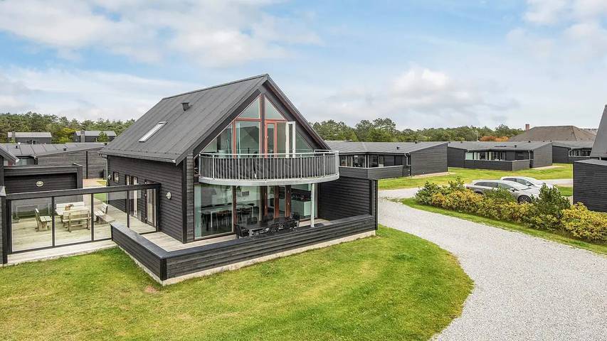 Ferienhaus mit Meerblick für 7 Personen, mit Whirlpool und Sauna sowie Terrasse auf Rømø
