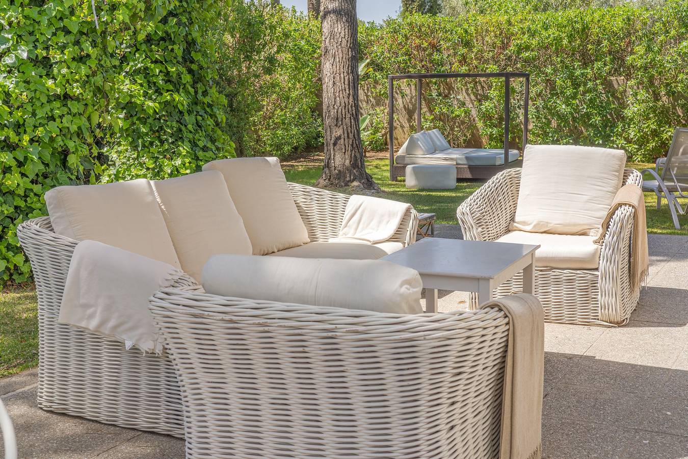 Ferienhaus in Meeresnähe mit Garten und Wlan in Playa de Muro, Muro