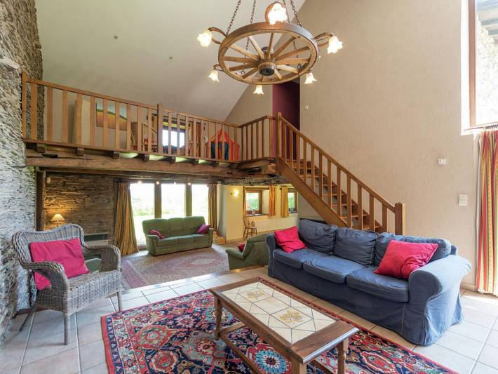 Ferienhaus für 9 Personen mit Terrasse in Lierneux, Lüttich und Umgebung
