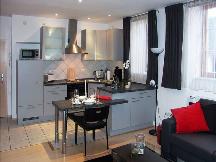 Ganze Ferienwohnung, Ferienwohnung Holzmann - Ferienwohnung 43 qm, 1 Schlafzimmer, 1 Wohn-/Schlafzimmer, max. 2 Erw. + 1 Kind in Iphofen, Fränkisches Weinland
