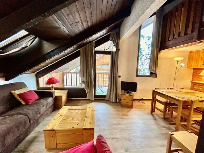 Gîte pour 4 personnes, avec Balcon dans Meribel-les-Allues
