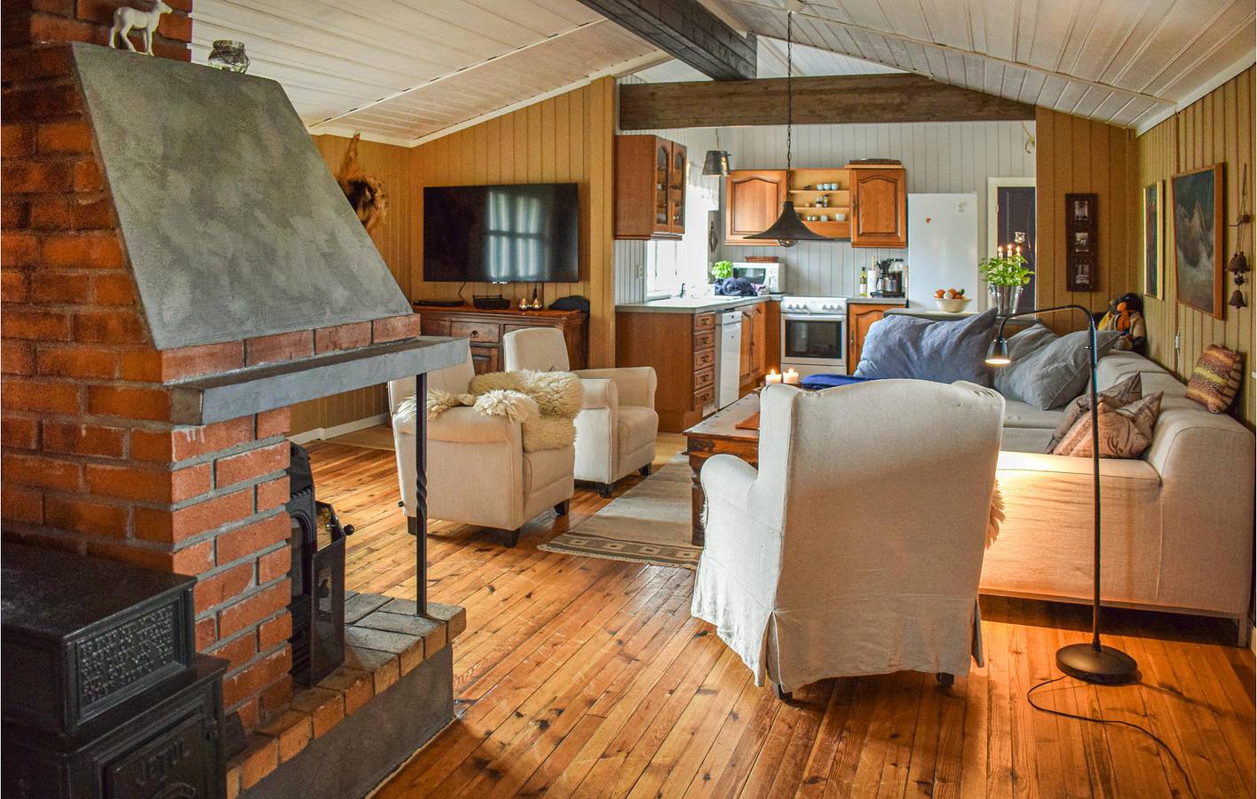 Ferienhaus für 7 Personen mit Terrasse in Hjartdal