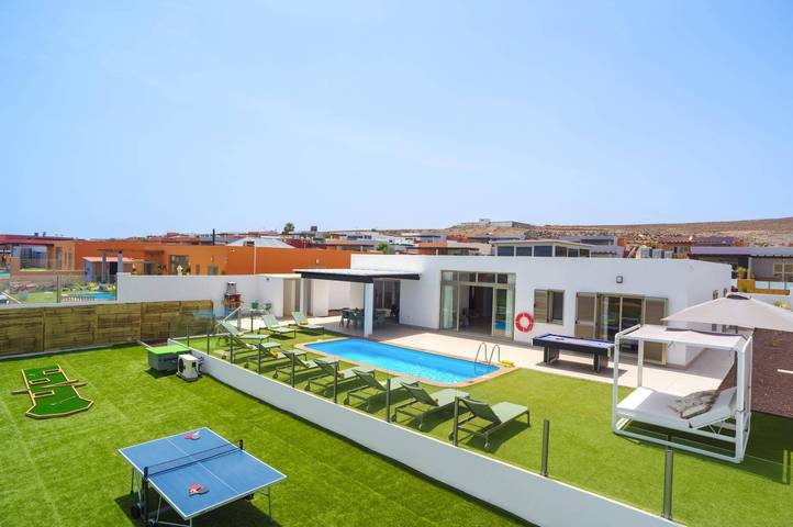 Villa pour 10 personnes, avec jardin, adapté aux familles dans Las Salinas