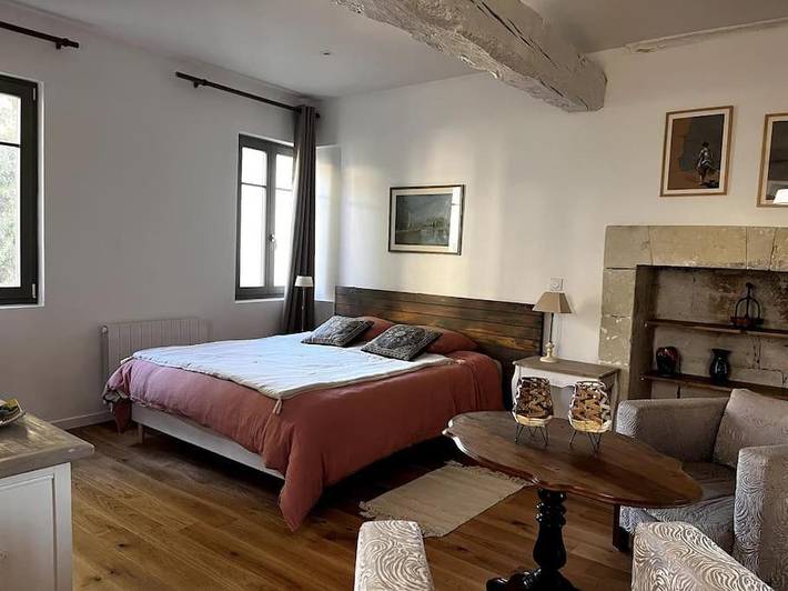 Gîte pour 2 personnes, avec terrasse, animaux acceptés à Turquant