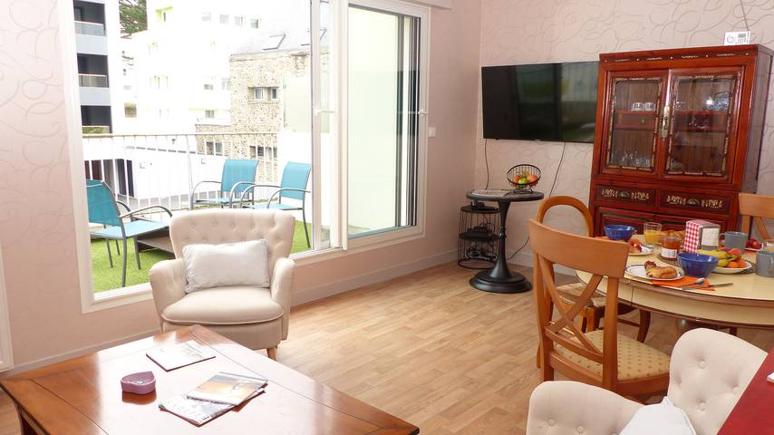 Appartement de vacances pour 4 personnes, avec balcon