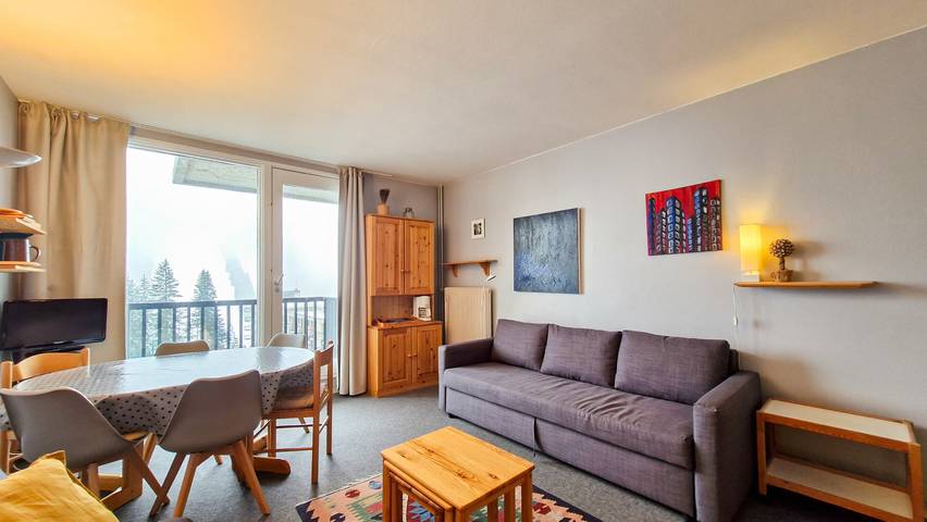 Gîte pour 4 personnes, avec balcon/terrasse, animaux acceptés dans Office De Tourisme De Flaine Grand Massif
