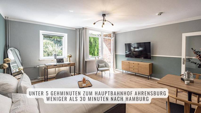 Ferienwohnung für 2 Personen, mit Balkon in Ahrensburg - 3