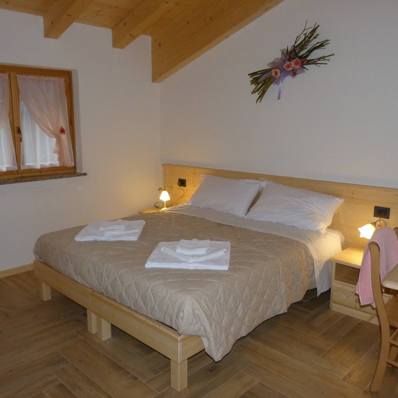Room 'Agritur Dalcastagnè Rosa Canina' with Mountain View, Shared Terrace and Wi-Fi in Torcegno, Valsugana