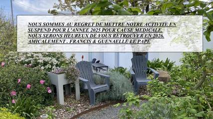 Chambre d’hôte pour 2 personnes, avec jardin à Pléneuf-Val-André