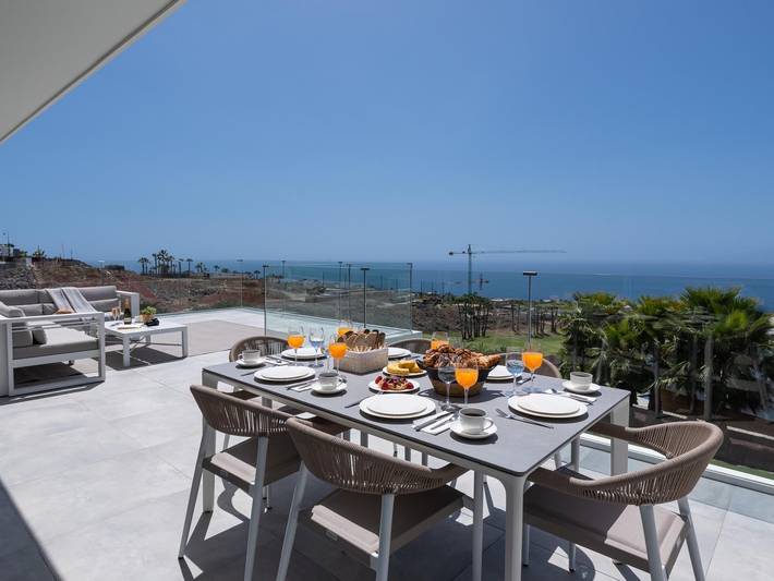 Ferienhaus für 8 Personen, mit Meerblick und Garten sowie Pool auf den Kanaren - 4