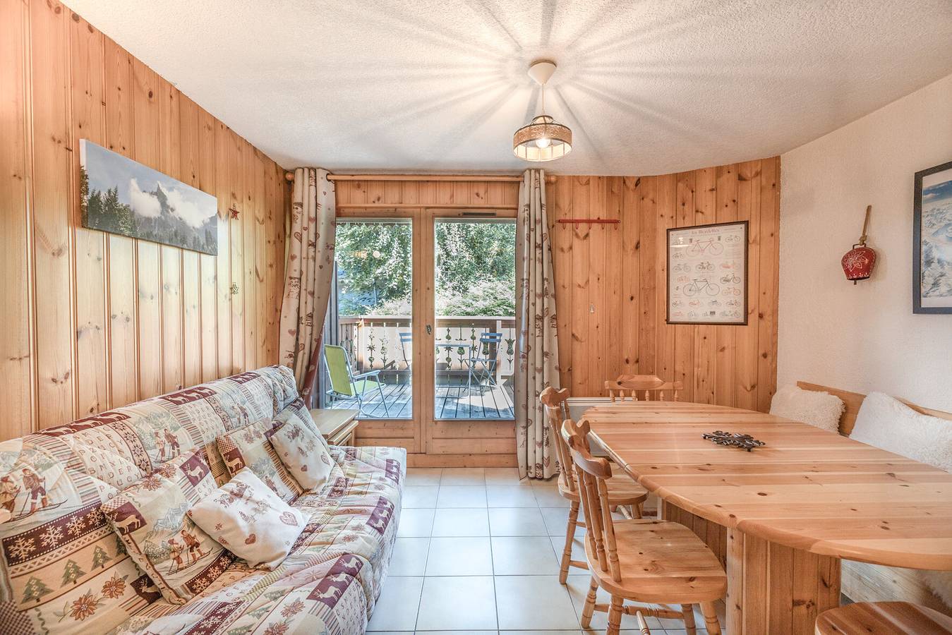 Geheel appartement, Appartement 'L’Edelweiss aan de Piste' met Uitzicht op de Bergen en Privéterras in Station de Morillon, Grand Massif