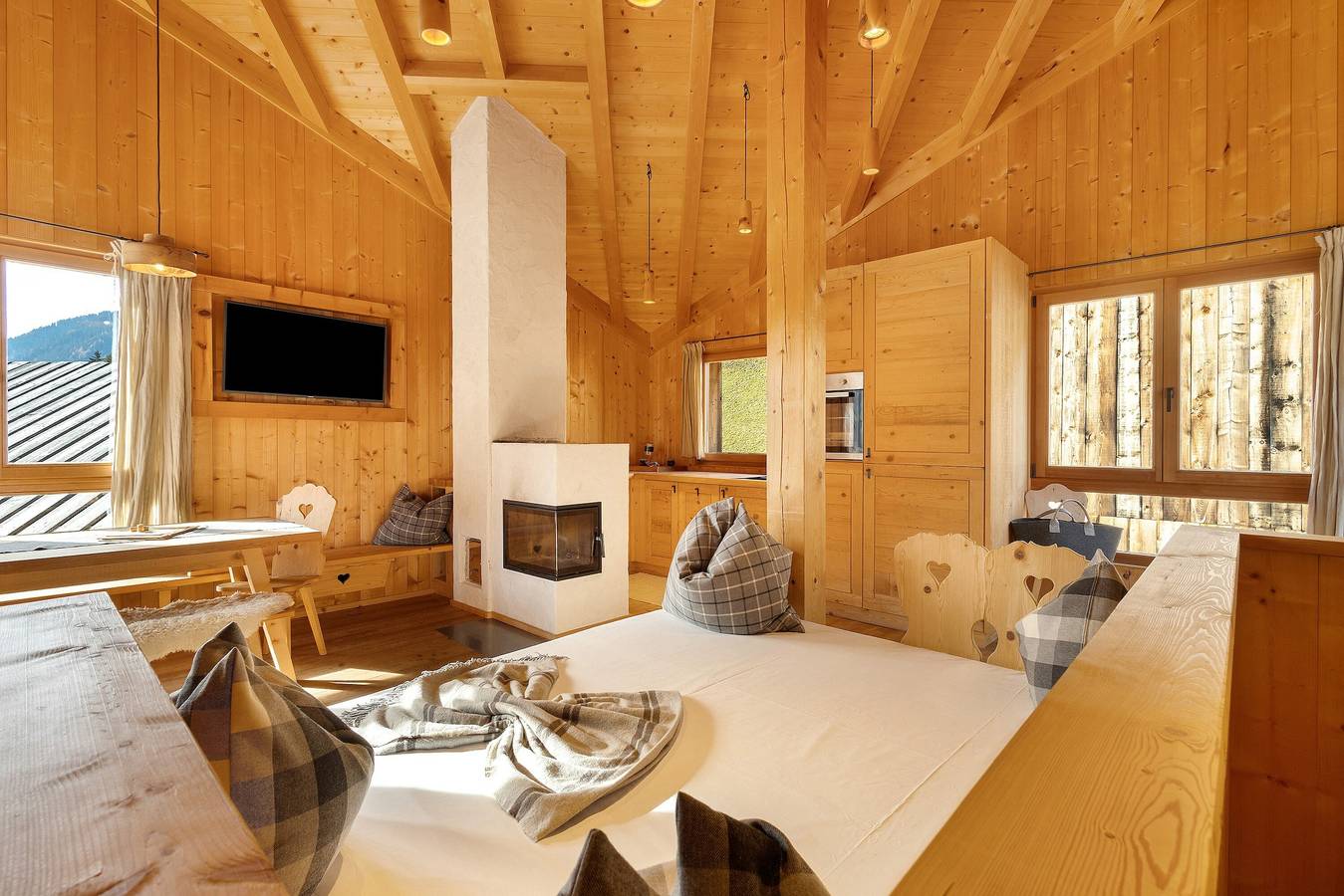 Ganze Wohnung, Apartment 'Blasla Sterngugga' mit Bergblick, privater Terrasse und Wlan in Villgratner Berge, Gsies
