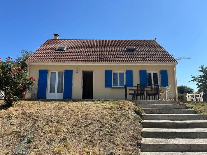 Maison de vacances pour 4 personnes, avec terrasse ainsi que vue et jardin, animaux acceptés
