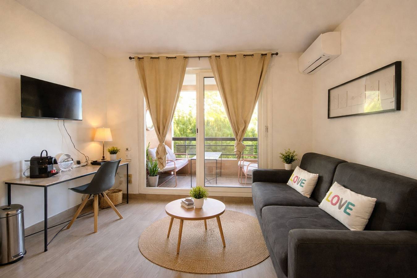 Appartamento intero, T2, swimming pool, Tennis Mc in Beausoleil, Costa mediterranea (Francia)