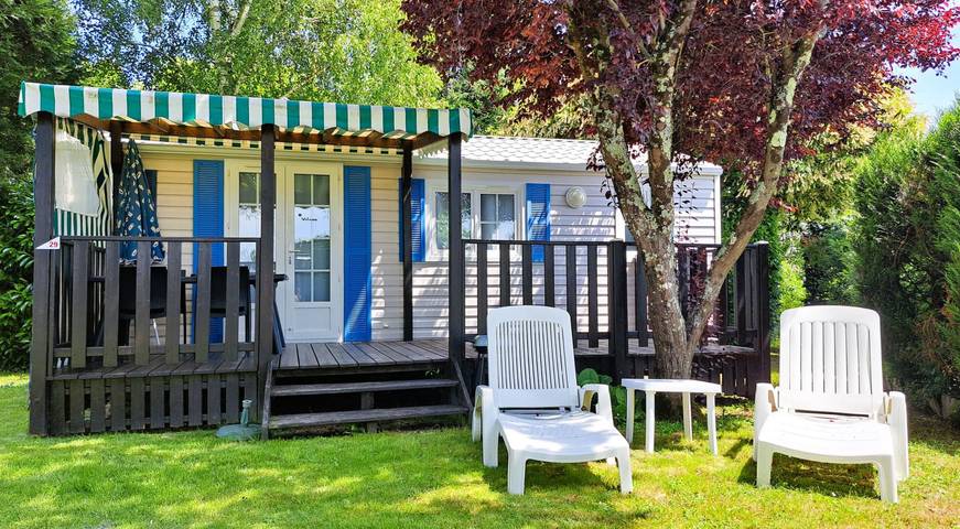 Camping pour 4 personnes, avec terrasse et piscine, animaux acceptés en Indre-et-Loire - 3