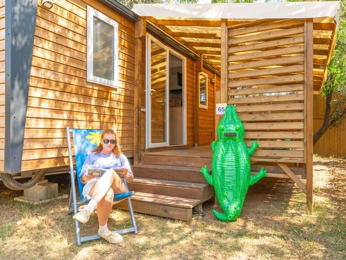 Bungalow pour 6 personnes, avec piscine et terrasse, animaux acceptés - 1