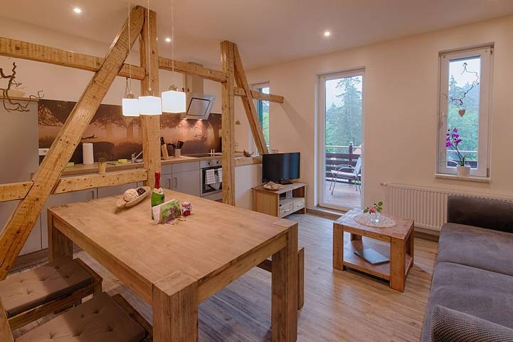 Ferienwohnung für 4 Personen, mit Balkon und Garten in Schierke