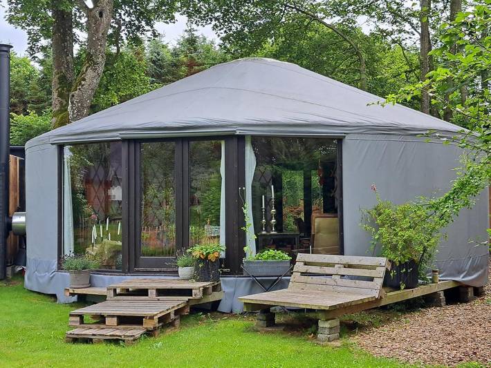 Camping für 2 Personen, mit Ausblick und Garten sowie Terrasse in Dänemark - 2