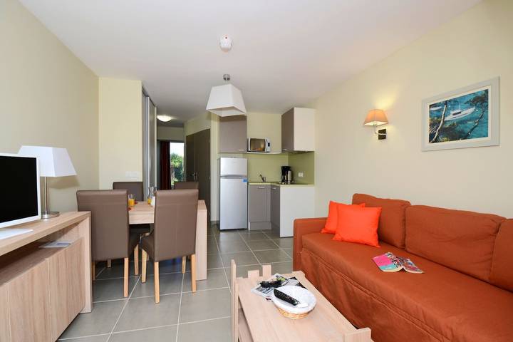 Studio pour 4 personnes, avec sauna et piscine