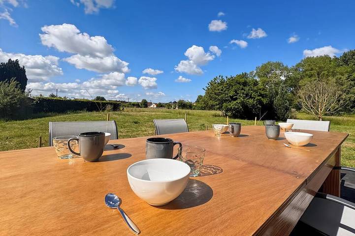 Maison de vacances pour 12 personnes, avec jardin