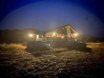 Ferienhaus für 7 Personen, mit Ausblick und Terrasse sowie Sauna, mit Haustier in Finnmark