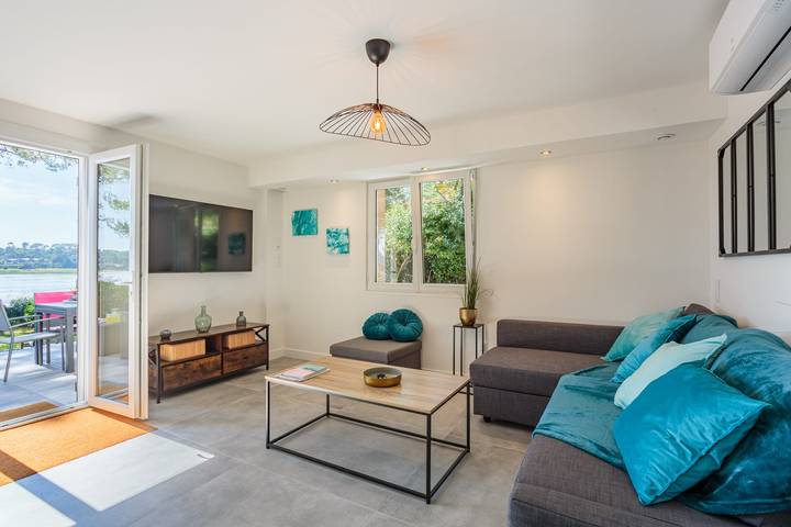 Location de vacances pour 6 personnes, avec vue sur le lac ainsi que terrasse et jardin, adapté aux familles à Hossegor - 4