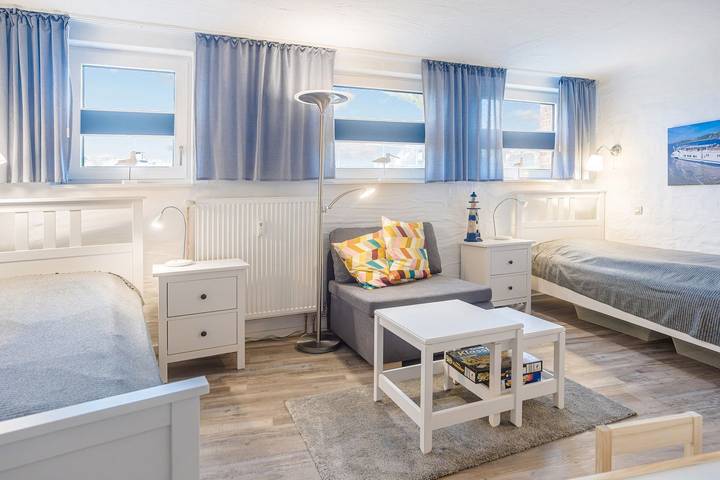 Ferienwohnung für 5 Personen, mit Ausblick und Sauna sowie Garten in Kronsgaard - 4