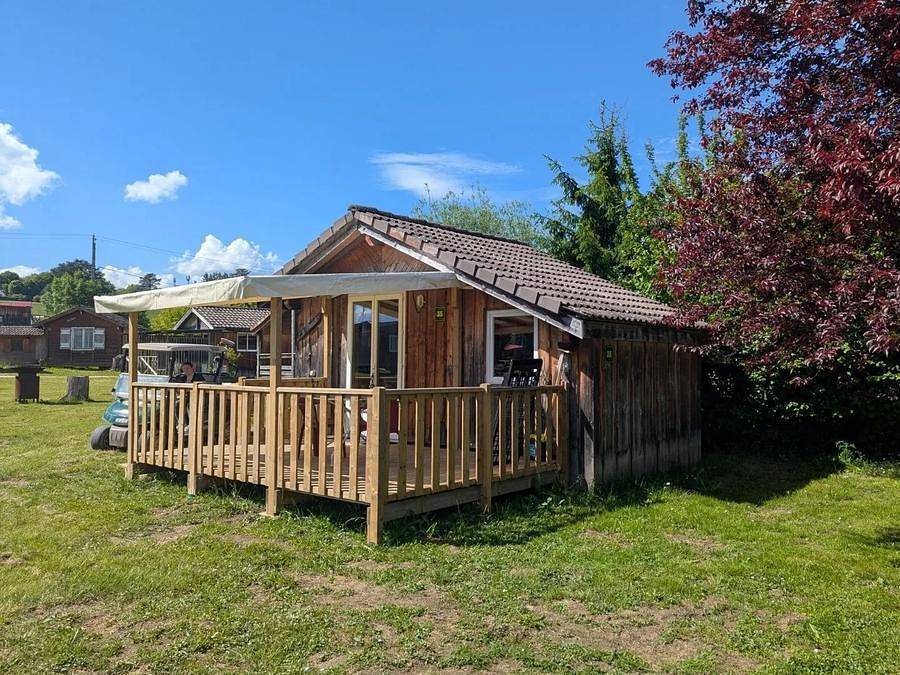 Camping Le Léman Plage - Chalet 2 personen - Cosy Chalet 2 Personen in Excenevex, Thonon-les-Bains und Umgebung