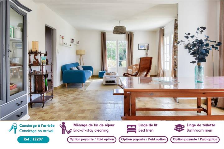 Location de vacances pour 7 personnes, avec jardin et terrasse à Barbâtre - 4