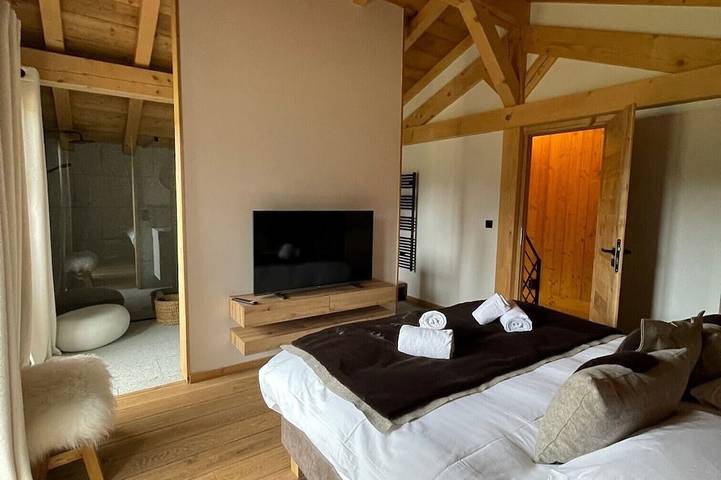 Chalet pour 8 personnes, avec jardin et balcon à Sallanches - 3