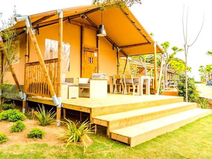 Camping Del Mar - Safarizelt 4 personen - Glamping Mar in Platja de la Conca (Malgrat de Mar), Malgrat de Mar