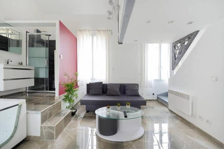 Appartement de vacances pour 2 personnes, avec Jacuzzi ainsi que Jardin et Vue