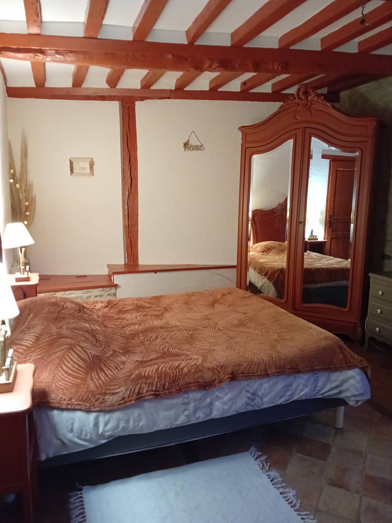 Chambres d'hôtes le Chant des Oiseaux - Chambre "Bohème" in Ryes, Région de Bayeux