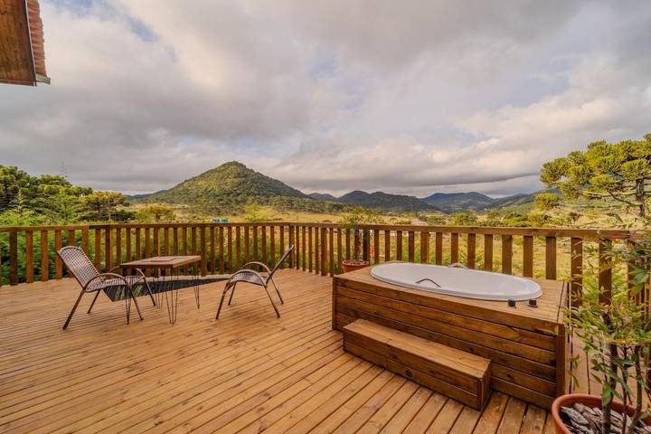 Lodge pour 4 personnes, avec vue et jardin, animaux acceptés - 1