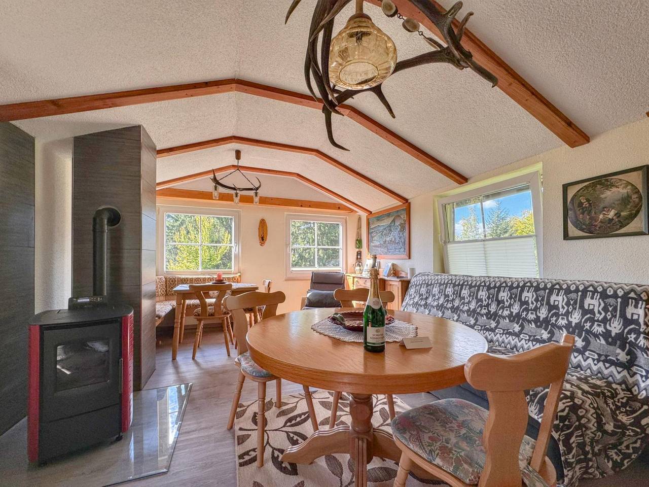 Haus mit toller Aussicht auf den Thüringer Wald in Steinbach-Hallenberg, Rennsteig