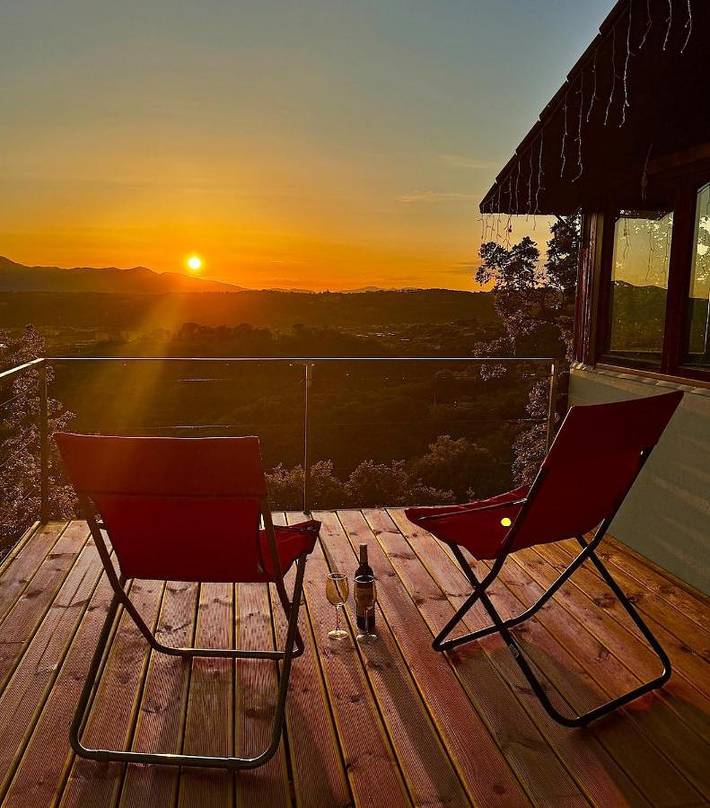 Chalet per 4 persone, con giardino e panorama nel Lazio