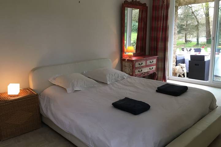 Location de vacances pour 6 personnes, avec balcon ainsi que piscine et jardin, animaux acceptés à Herbignac - 3