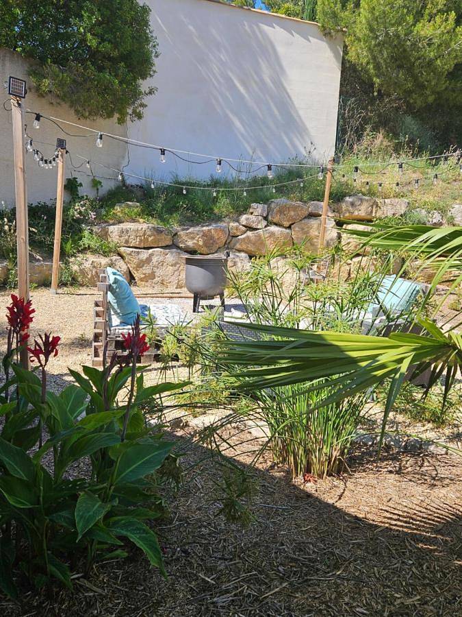 Tente pour 2 personnes, avec vue ainsi que jardin et piscine dans l' Hérault - 3