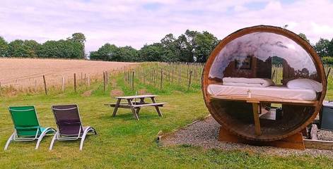 Tente pour 2 personnes, avec jardin et vue dans le Finistère