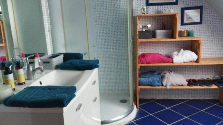 Gîte pour 4 personnes, avec piscine et jacuzzi ainsi que terrasse et jardin à Pleuven - 4