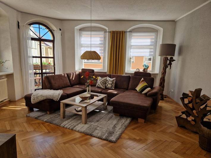 Ferienwohnung für 4 Personen, mit Balkon und Garten