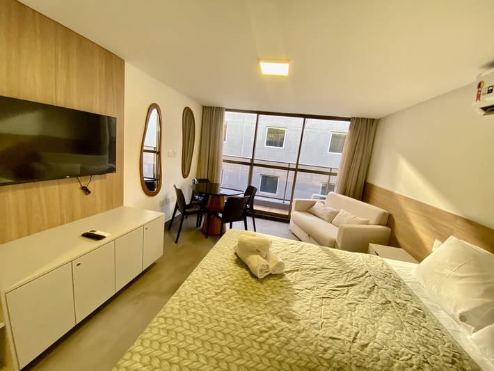 Ganze Wohnung, Ferienwohnung für 4 Personen mit Balkon in Cabo Branco, João Pessoa