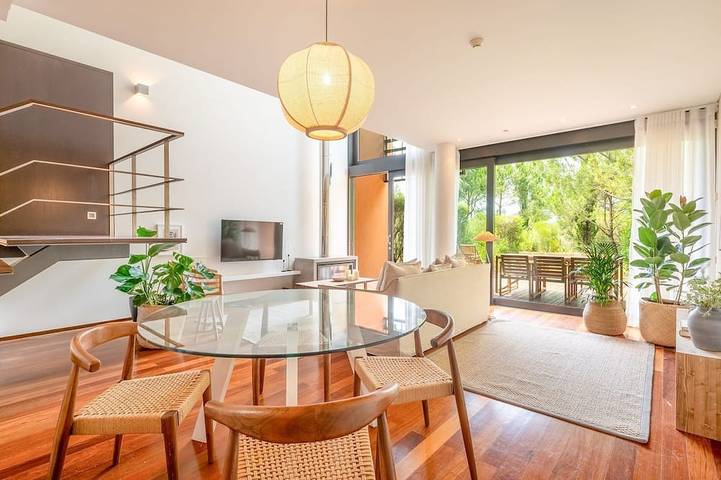 Casa de férias para 6 pessoas, com piscina e jardim e ainda varanda em Península de Troia