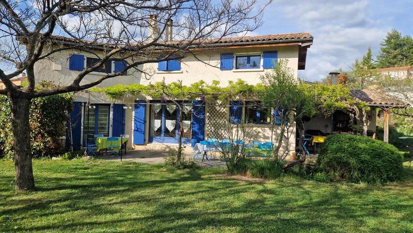 Maison de vacances pour 12 personnes, avec vue et jardin