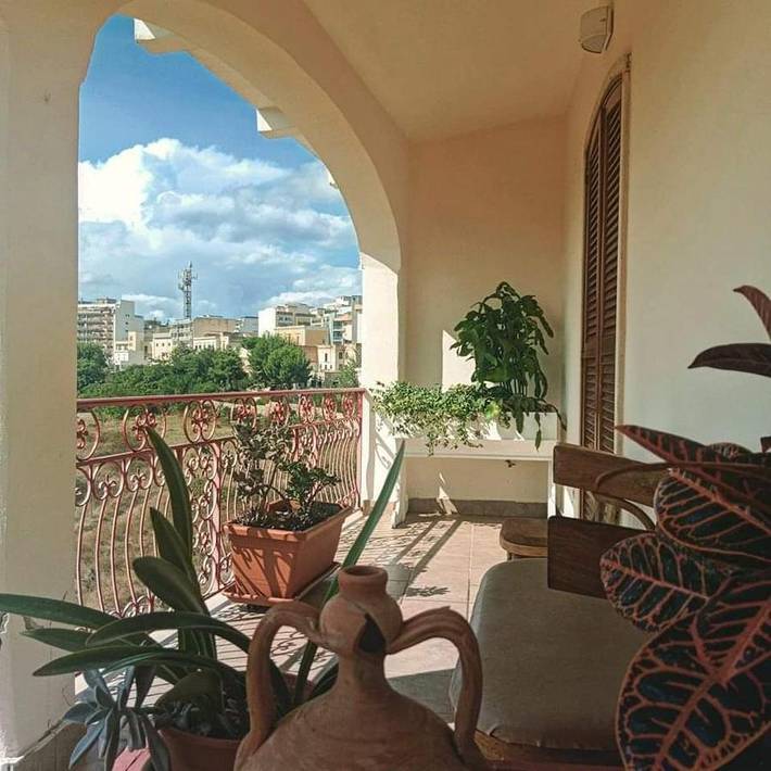 Chambre d’hôte pour 2 personnes, avec Balcon ainsi que Terrasse et Vue à Bitonto