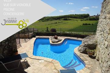 Gîte pour 4 personnes, avec terrasse et jardin à Broze