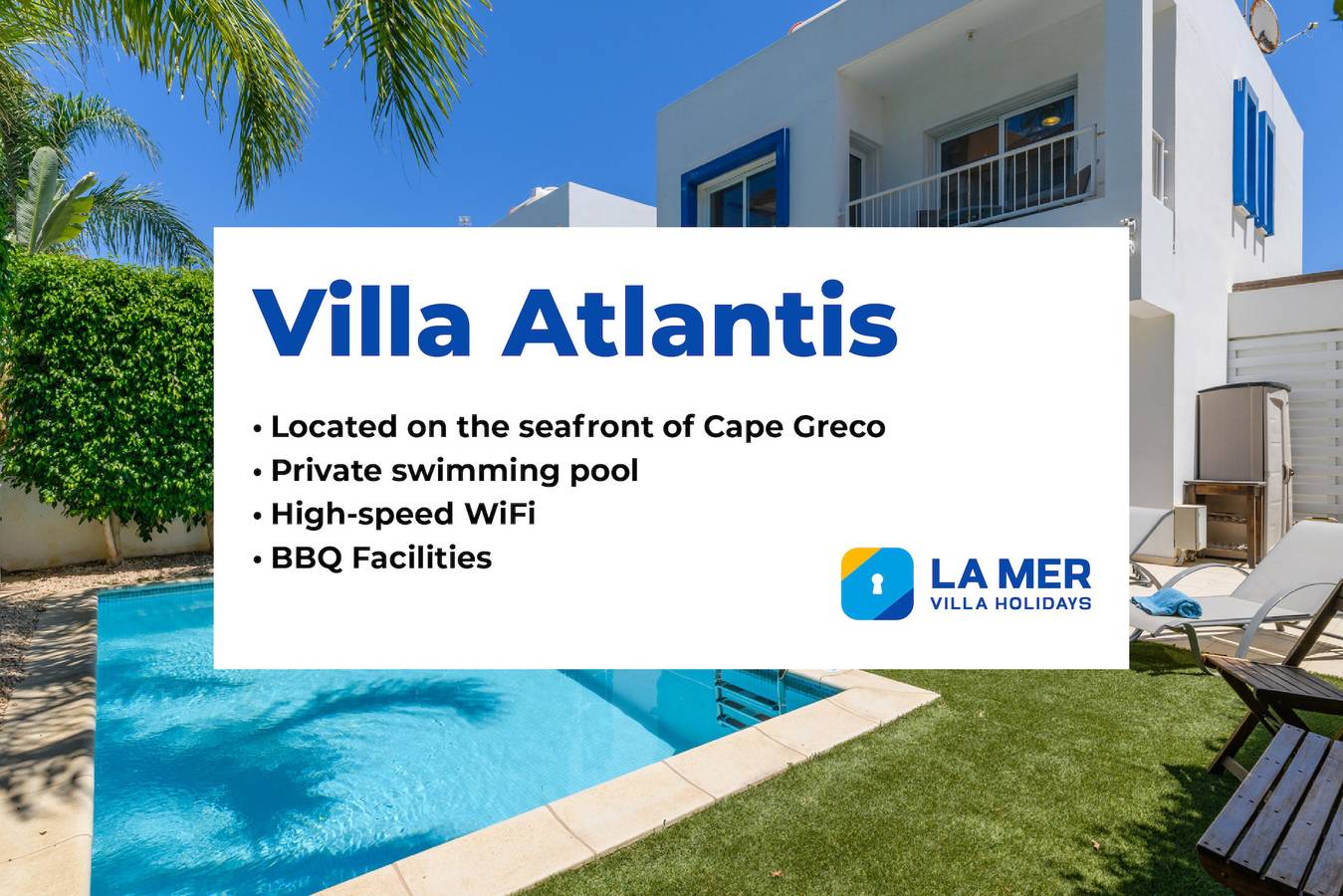Villa Atlantis in Protaras, Syd Cypern