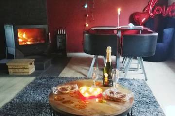 Ferienhaus für 4 Personen, mit Terrasse und Pool im Elsass