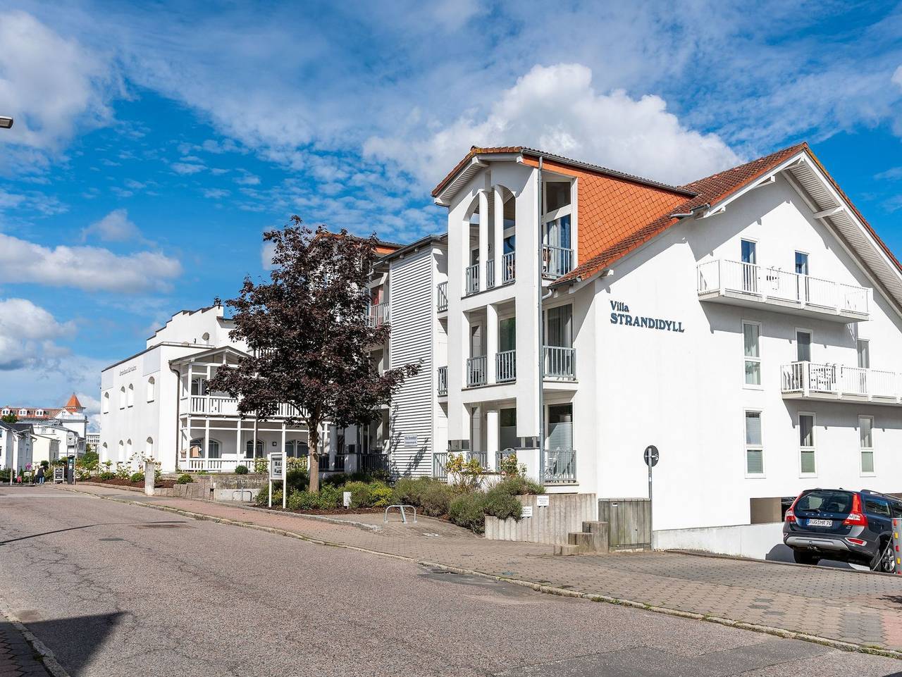 Ganze Ferienwohnung, Villa Strandidyll Neubau Ferienwohnung 1.2 mit Balkon - Apartment 1.2 / 2 - Raum - Apartment mit Balkon in Ostseebad Binz, Binz